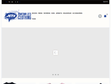 Tablet Screenshot of newtownjetsclothing.com.au